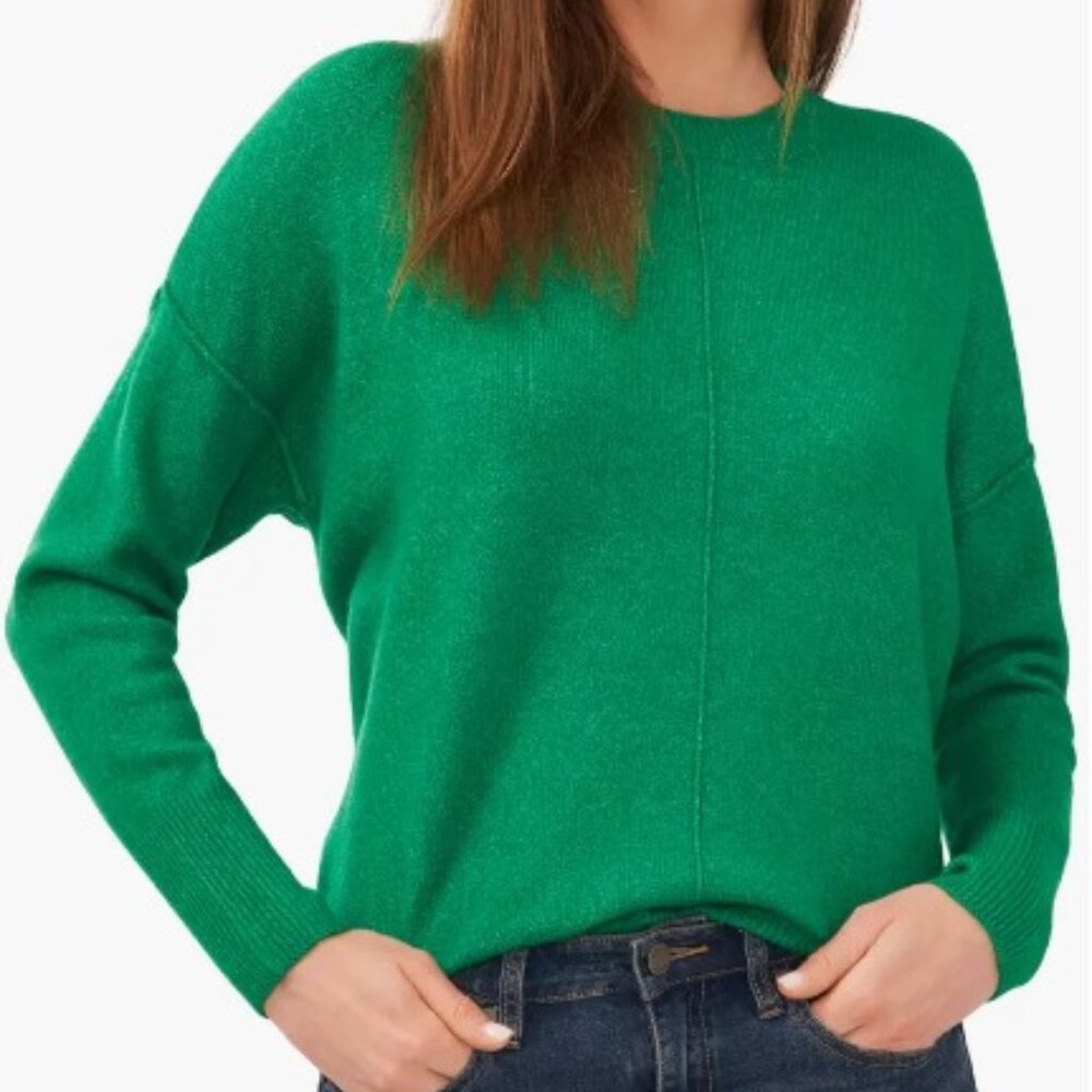 NWT Vince Camuto Electric Green Pullover Sweater Sz Small Ret. $69